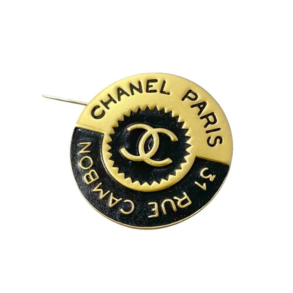 Authentic CHANEL rue de cambon brooch pin vintage